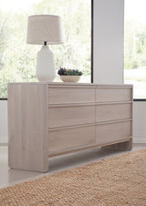 West Bros Corsa Dresser in 45 Weathered Wood, angled view
