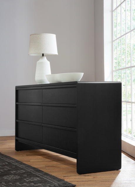 West Bros Corsa Dresser in 46 Noir, angled view