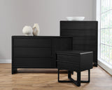 West Bros Corsa Chest of Drawers in 46 Noir, with the Corsa collection