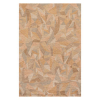 Dash & Albert Cortez Wool Rug in Clay, on white