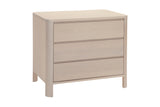 West Bros Curva Bedside Chest in 45 Weathered Wood, on white