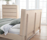 West Bros Curva Shelter Bed in 45 Weathered Wood, back view