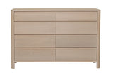 West Bros Curva Dresser in 45 Weathered Wood, on white