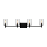 LED Bath Wall Sconce — W: 35.00" × H: 7.75" × D: 6.38"