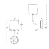 Ariel One Light Wall Sconce