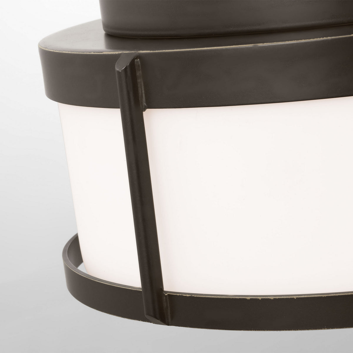 Luning Two Light Flush Mount — Opal Etched