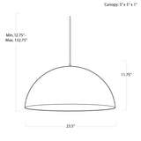 Sigmund One Light Pendant — 12.75"