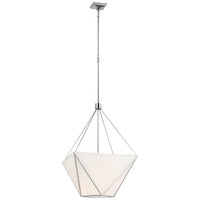 Lorino Large Lantern with White Glass
