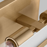 LED Bath Wall Sconce — W: 4.75" × H: 17.88" × D: 4.88"