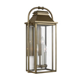 Three Light Outdoor Wall Sconce — 22.50"