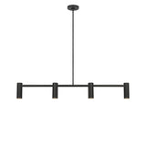 Zentro Four Light Linear Chandelier