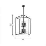 Perryton Eight Light Hall/Foyer Pendant — 30.75"