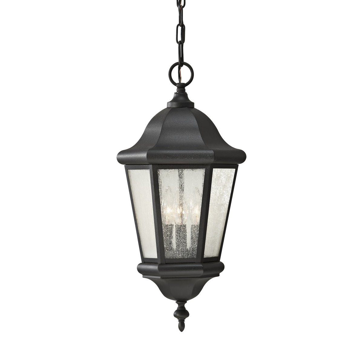 Three Light Outdoor Pendant — 21.00"