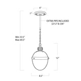 Otis One Light Pendant — 33.50"