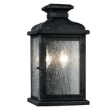 Two Light Wall Lantern — 12.50", Pediment