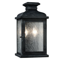 Two Light Wall Lantern — 12.50", Pediment