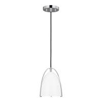 One Light Mini-Pendant — Matte White, 60 W