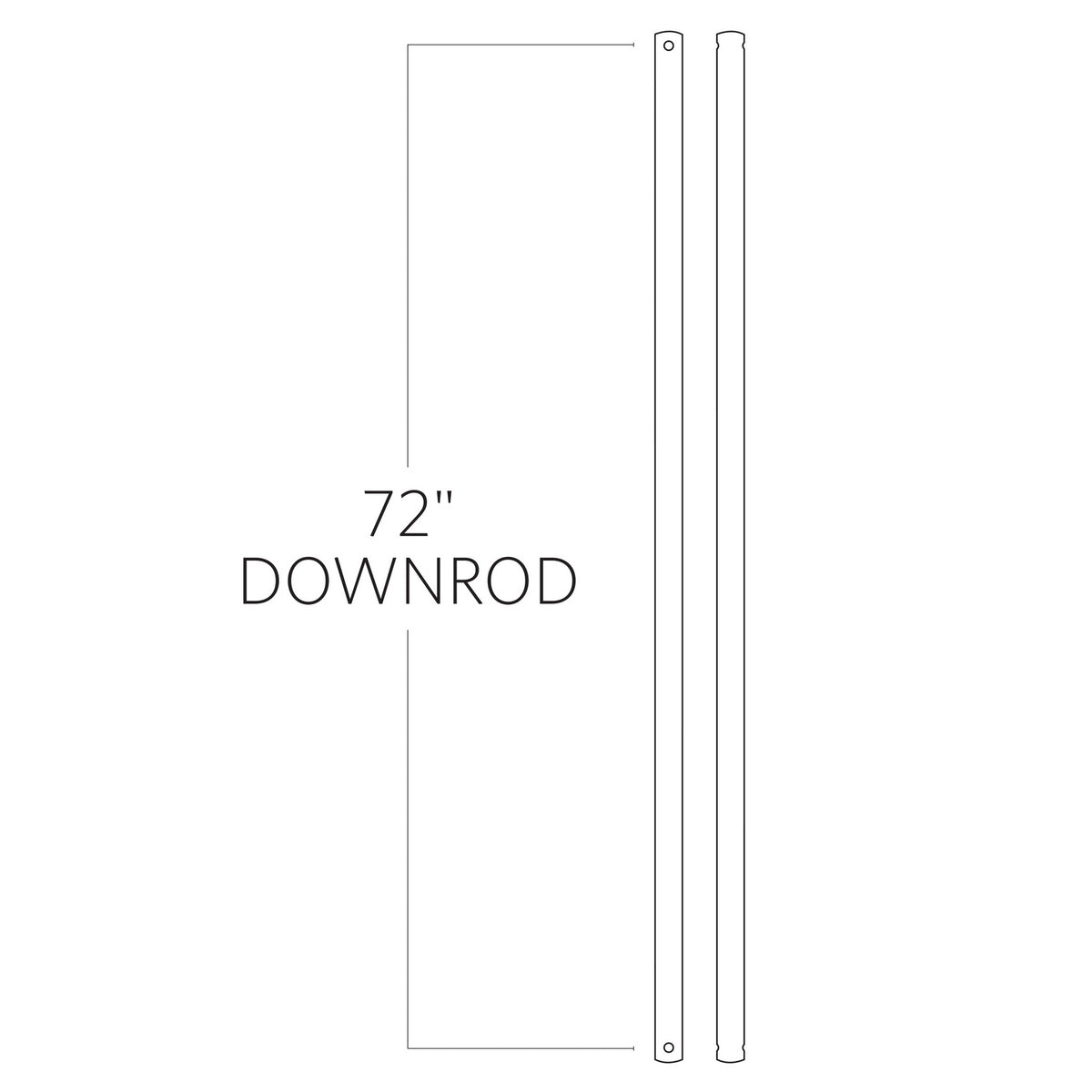 Universal Downrod — 72"