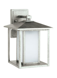 Hunnington 14" Lantern — Etched Seeded