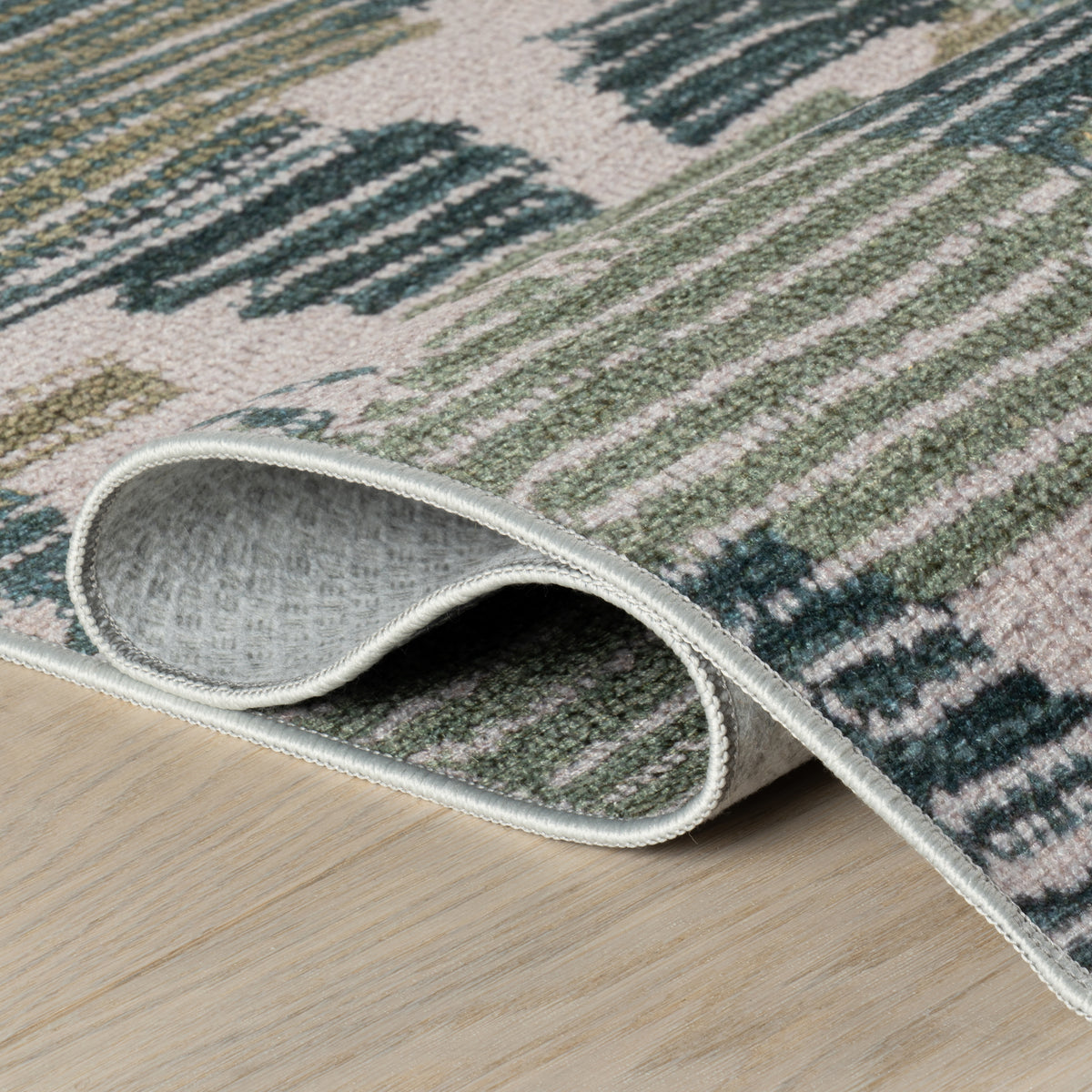 Sierro Modern Abstract Machine Washable Rug