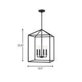 Perryton Four Light Hall/Foyer Pendant — 23.25"