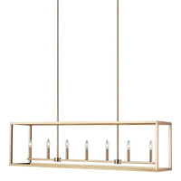 Moffet Street Seven Light Linear Chandelier