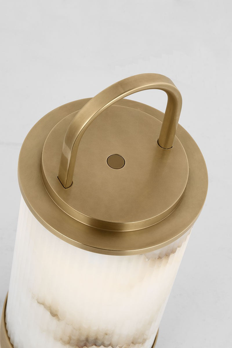 Tawa Alabaster Accent Rechargeable Table Lamp