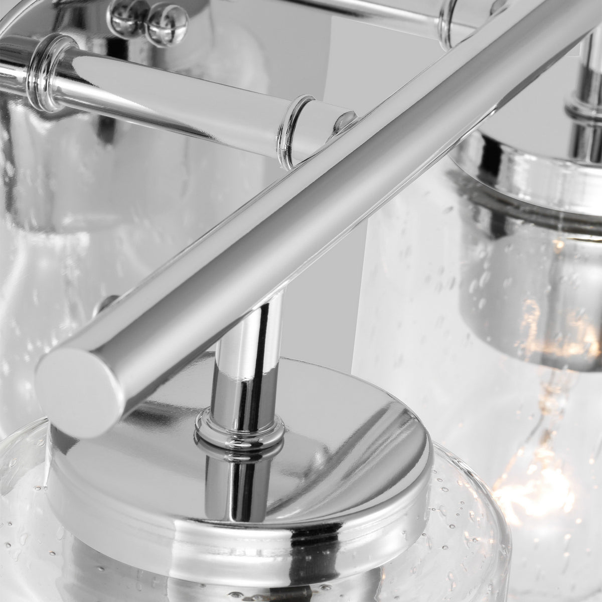 Oslo Two Light Bath — Clear Seeded