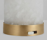 Tawa Alabaster Accent Rechargeable Table Lamp