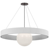Arena 53" Ring and Globe Chandelier