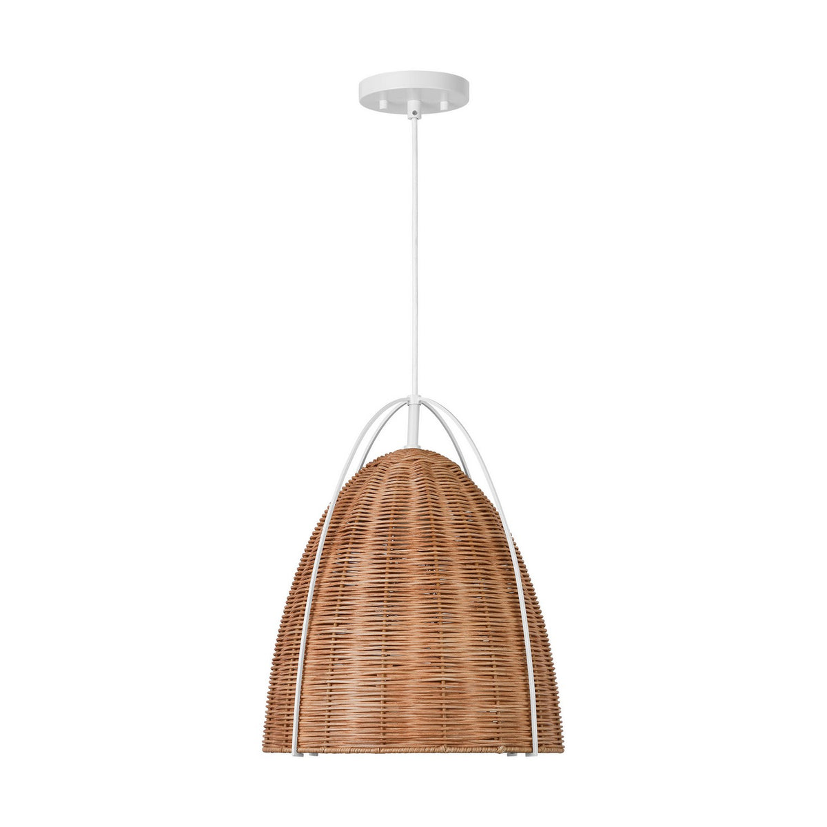 Norman Medium Wicker Pendant