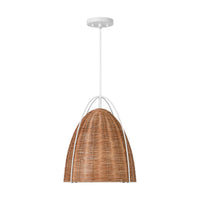 Norman Medium Wicker Pendant