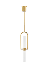 Calumn Pendant — Natural Brass