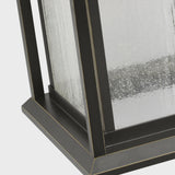 Audley 15" Lantern — Distressed Seeded