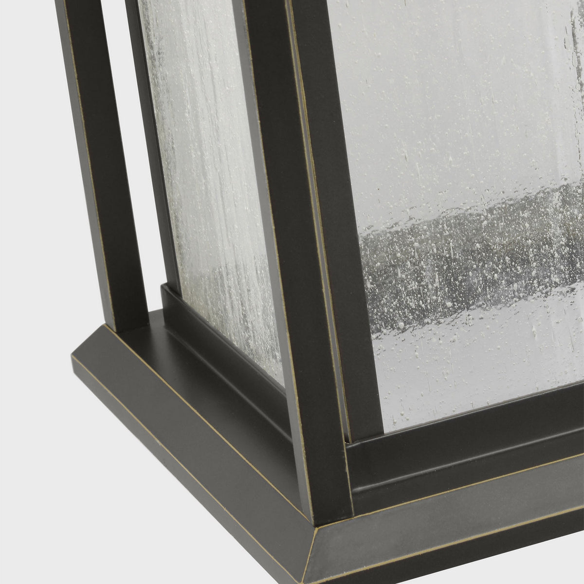 Audley 15" Lantern — Distressed Seeded