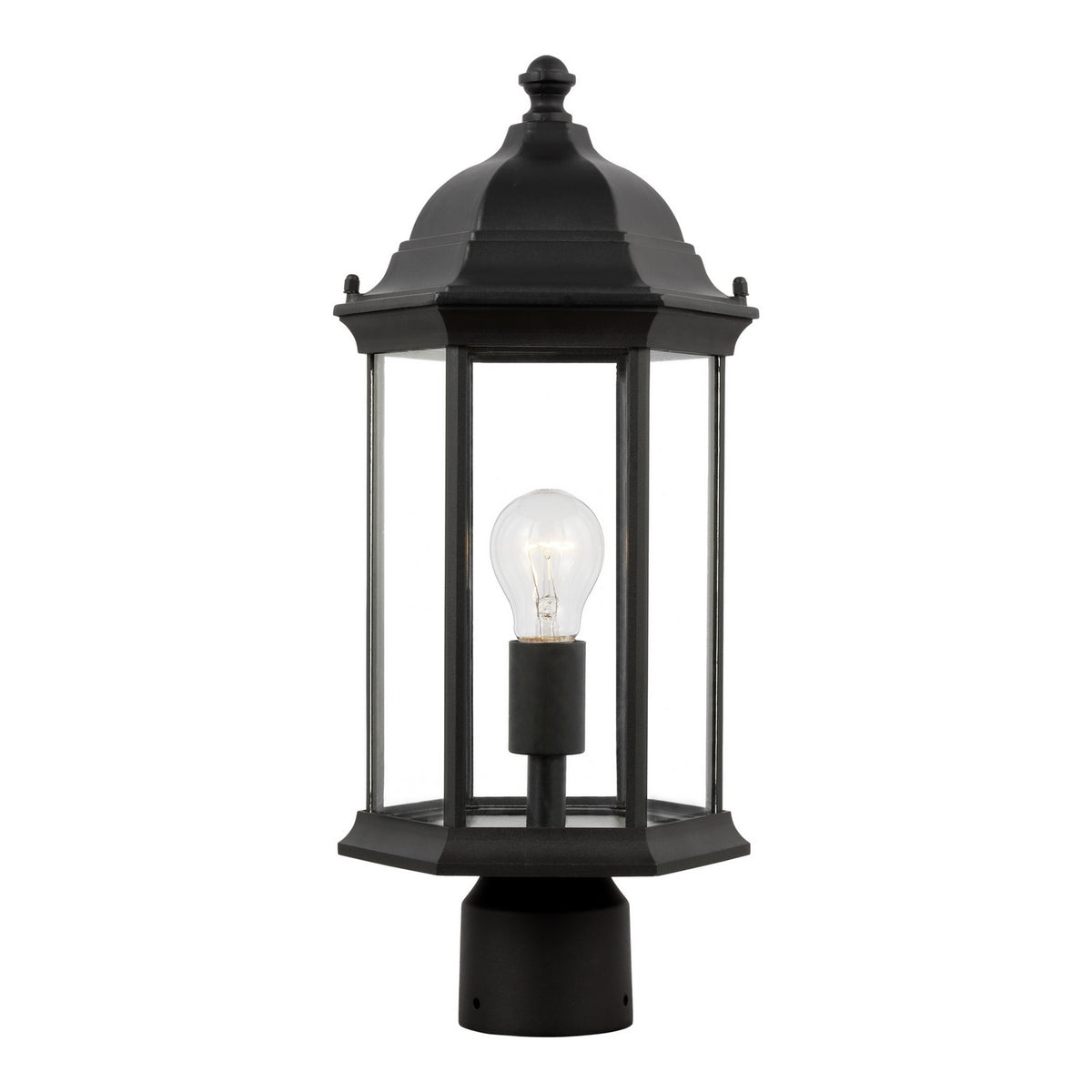 Sevier 18" Post Lantern — Clear