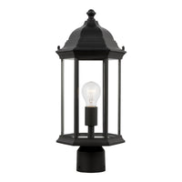Sevier 18" Post Lantern — Clear