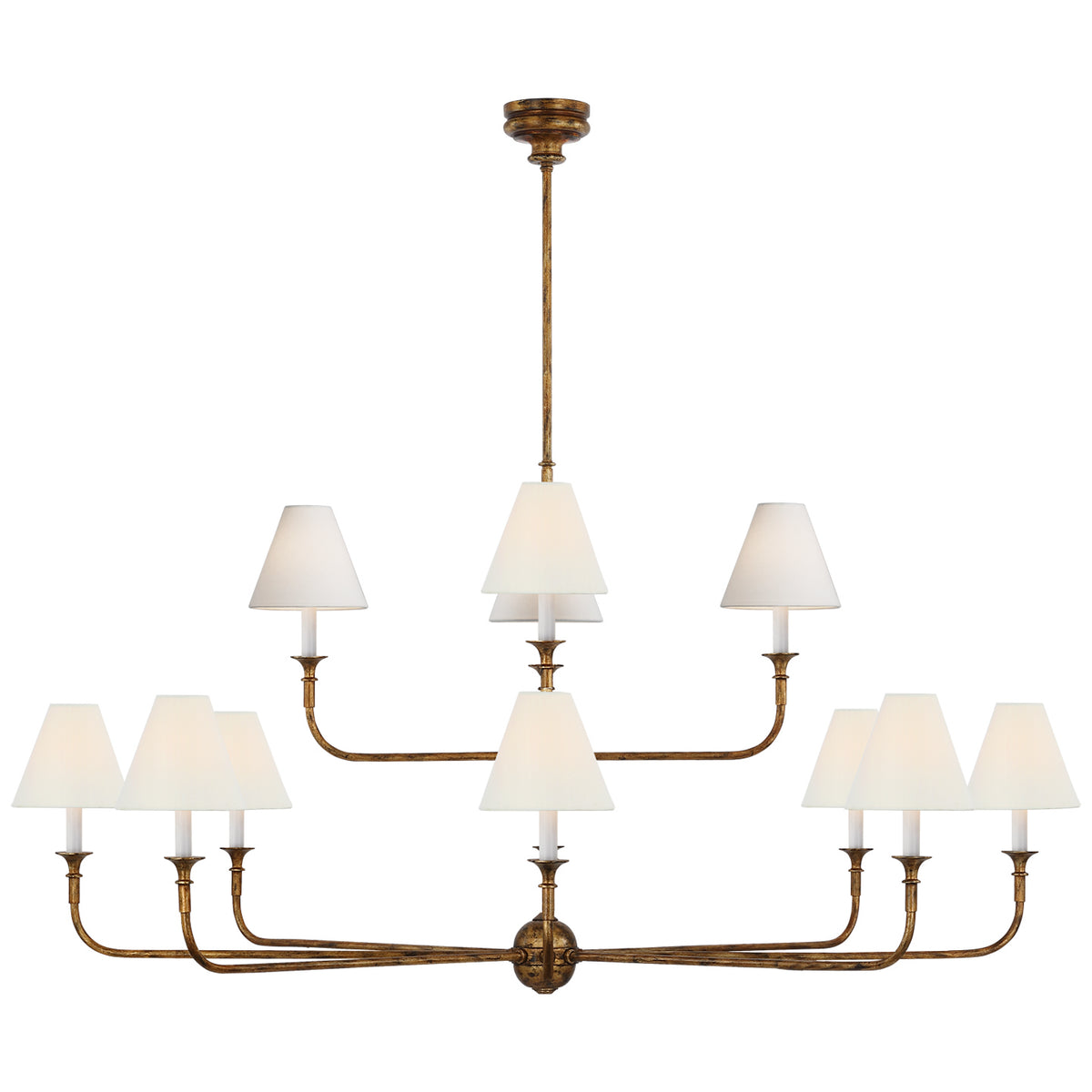 Piaf Grande Two-Tier Chandelier