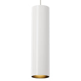 Piper One Light Pendant — White/Satin Nickel, MonoRail
