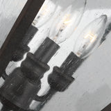 Three Light Outdoor Post Lantern — 23.25"