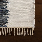Dash & Albert Dahara Denim Bohemian Abstract Rug in White, photo 3