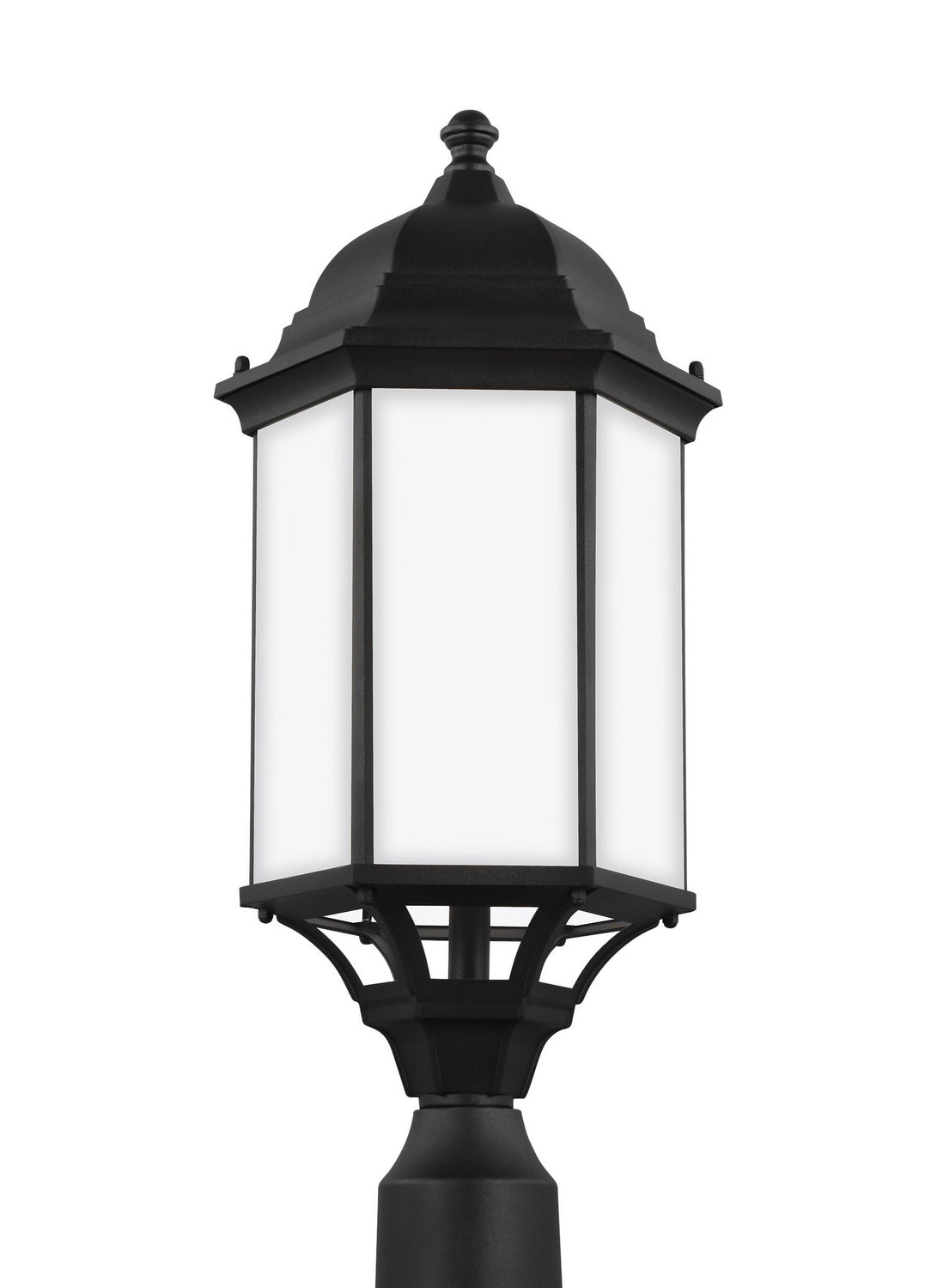 Sevier 22" Post Lantern — Satin Etched