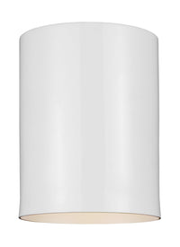 One Light Outdoor Flush Mount — 6.63", 9 W