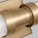 LED Bath Wall Sconce — W: 4.75" × H: 18.00" × D: 4.50"