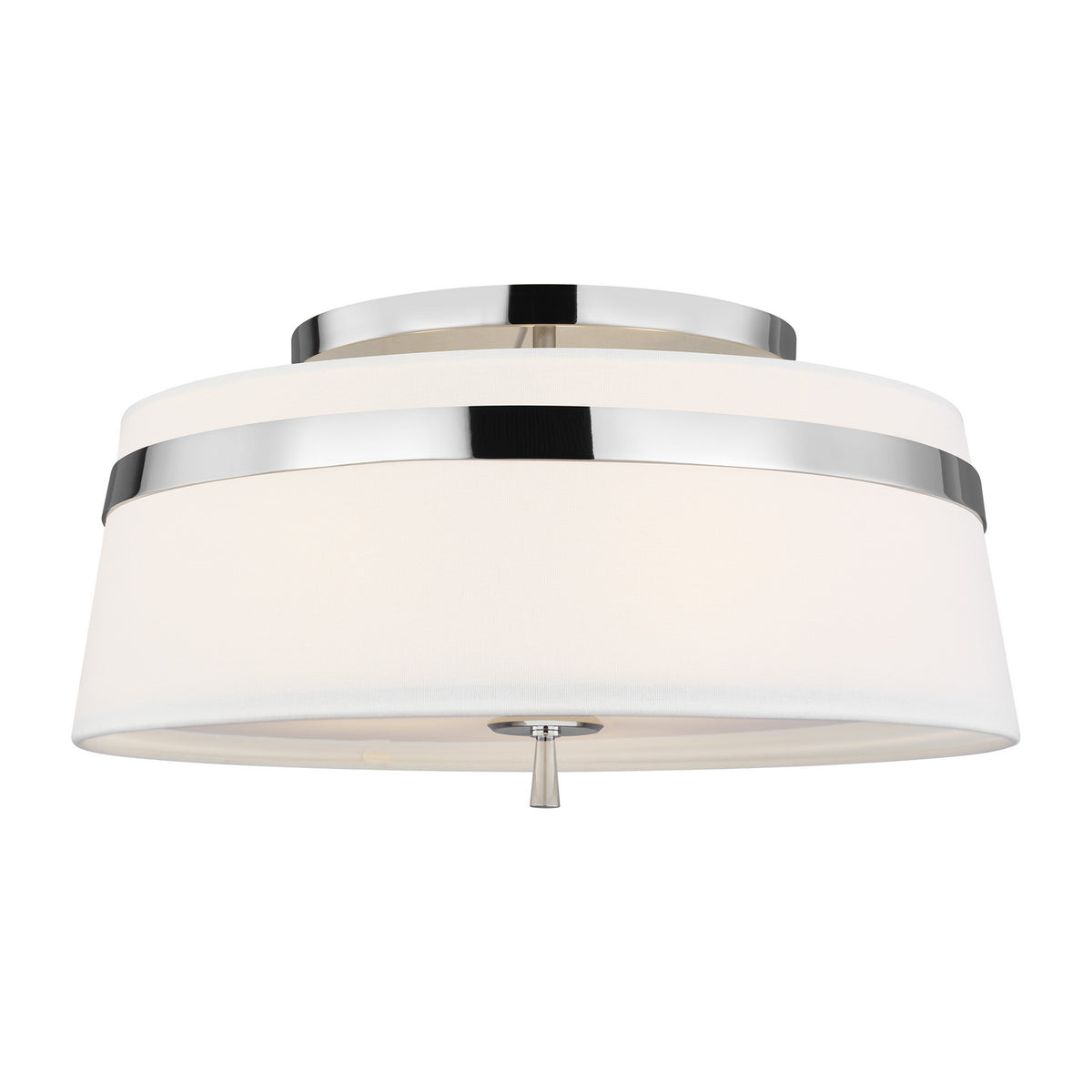 Three Light Semi-Flush Mount — 9.50"