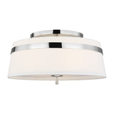 Three Light Semi-Flush Mount — 9.50"