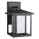 Hunnington 11" Lantern — Etched Seeded, LED Module