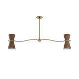 Gable Four Light Linear Chandelier