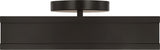 Dupont 12 Square Semi Flush