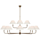 Piaf Oversized Two Tier Chandelier